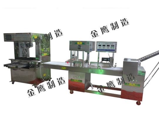 擺盤機方饅頭機組合